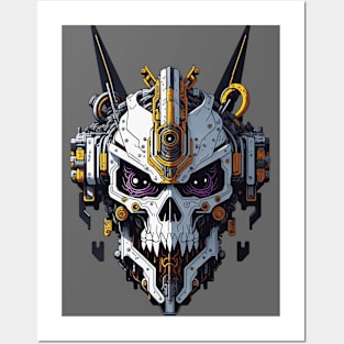 Mecha Skull S01 D23 Posters and Art